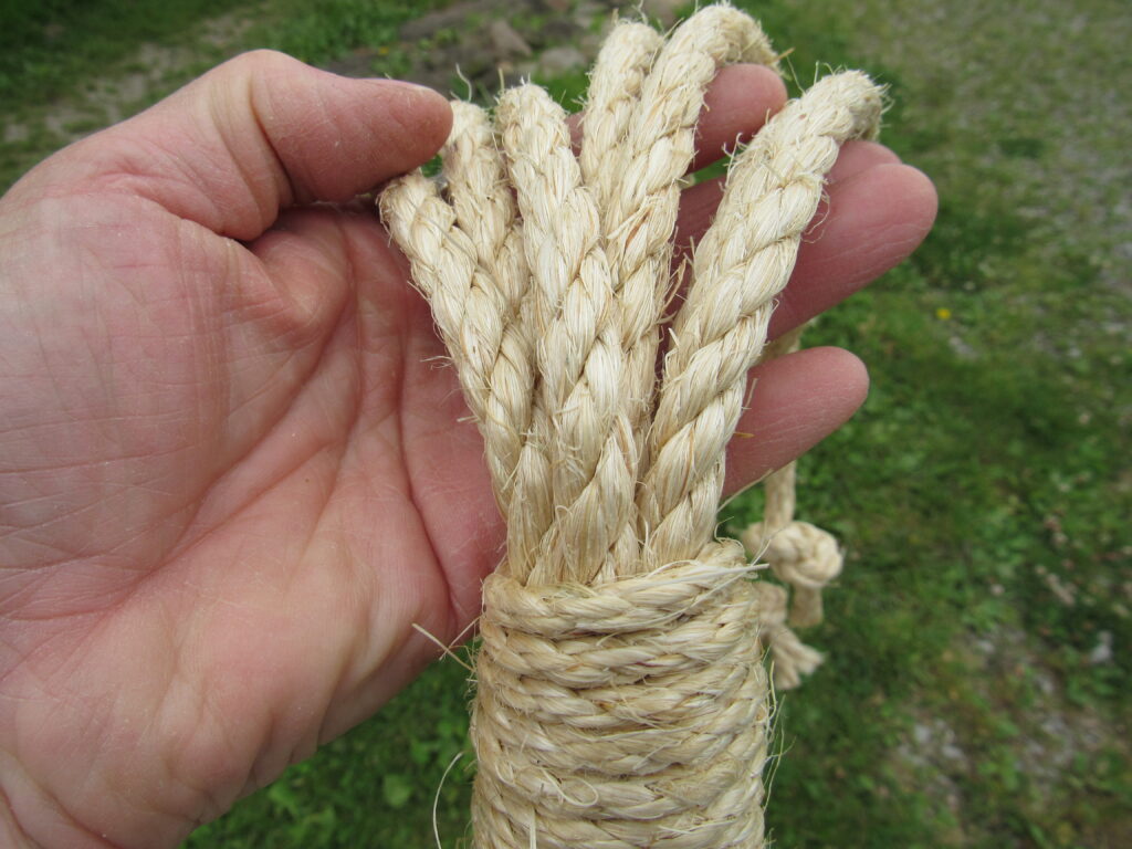 Jumbo sisal cordage 3/8"
