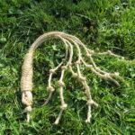 Three Dark Days Seven-Fall Discipline Whip, 23" length, Standard Size Cordage