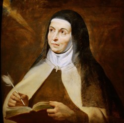 St Teresa of Ávila, painted by Peter Paul Rubens