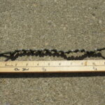Prayer Bead Strand with Stainless Steel Beads on Paracord full length