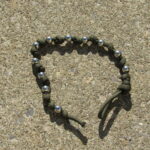 Prayer Bead Strand with Stainless Steel Beads on Paracord
