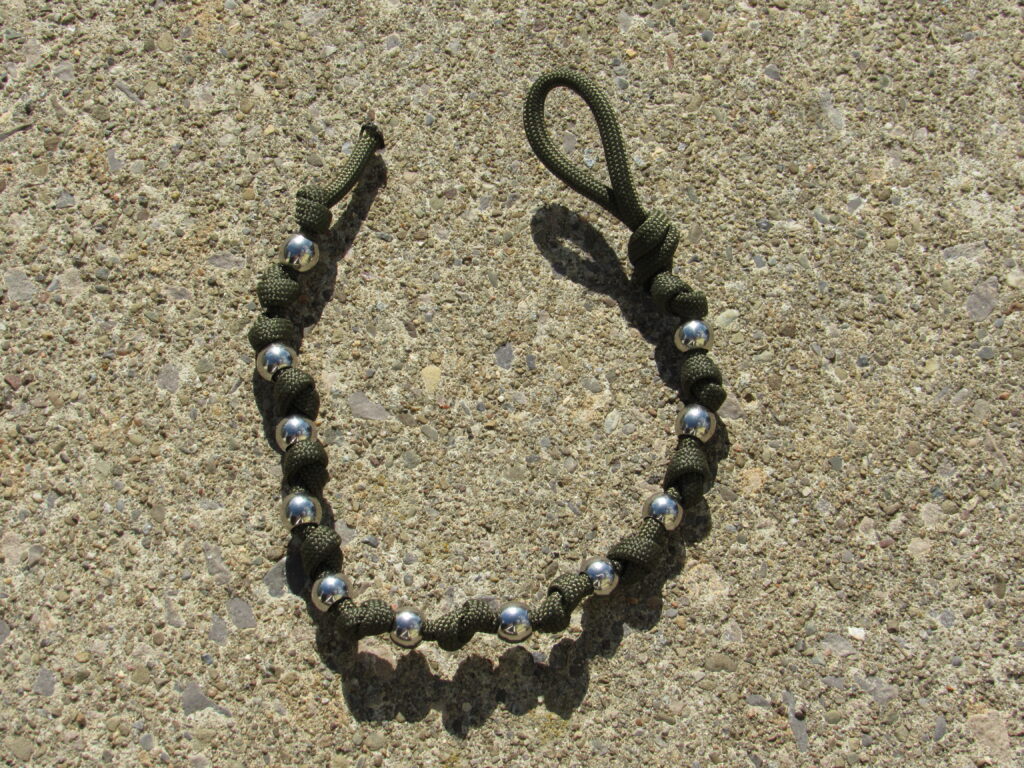 Stainless Steel on Paracord Prayer Beads