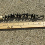 Horn Bead Strand on Paracord full length
