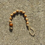 Prayer Bead Strand with 12mm Spruce Wood Beads