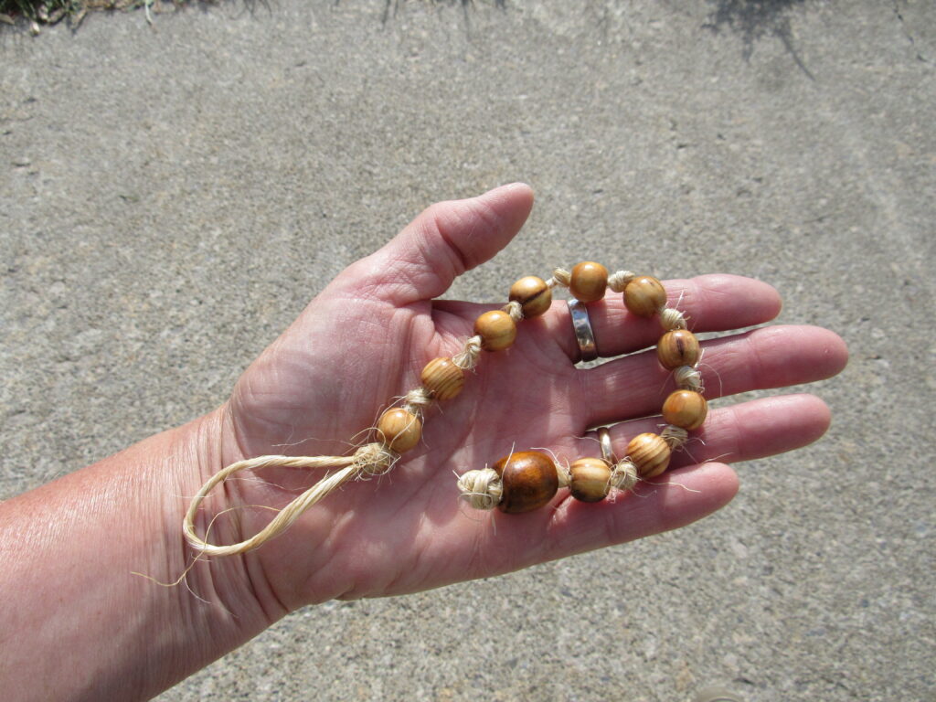 Spruce Wood Prayer Bead Strand