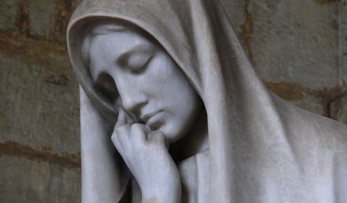 Mater Dolorosa in Stone