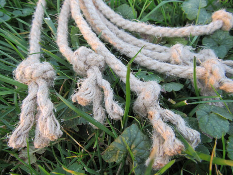 19" Hemp discipline knots