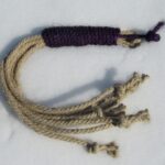 Penitential Purple Discipline with 100% Hemp Falls