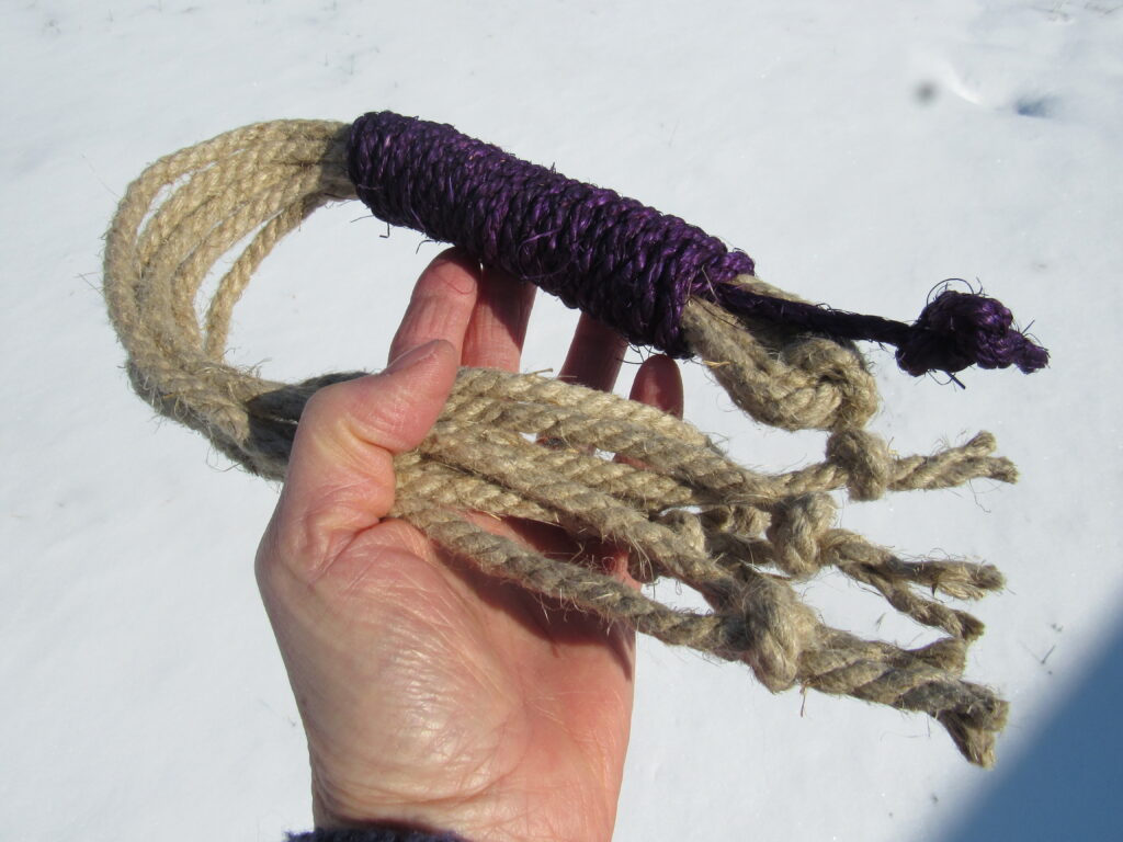 Hemp Falls, Purple Sisal Grip