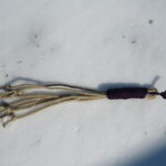 Limited Edition 19" Lent Discipline with Hemp Falls and Purple Sisal Grip