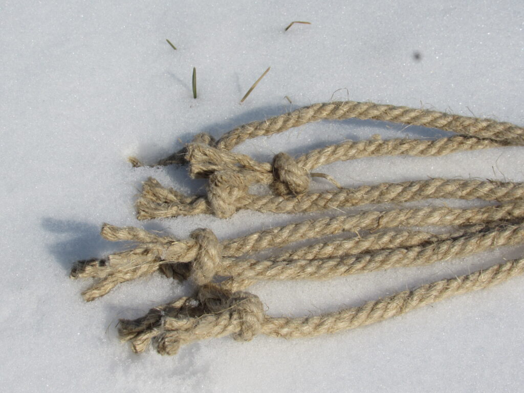 Limited Edition Lent Discipline with Seven 100% Hemp Falls, One Knot Each