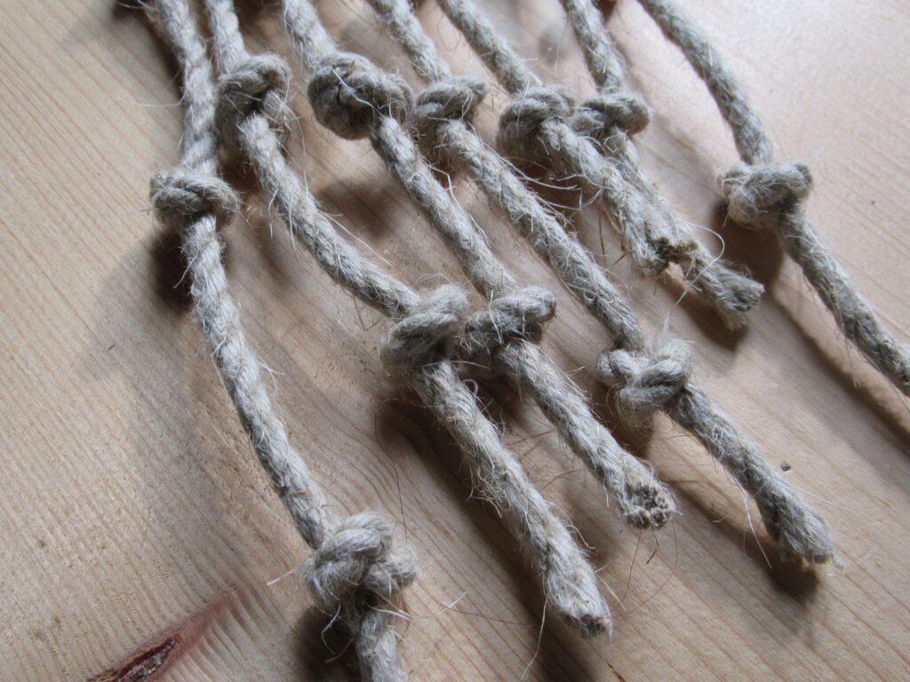 Signs of the Times Hemp Whip with tight knots