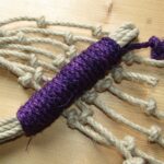 Signs of the Times Hemp Whip with striking purple handle