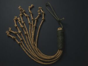 Teal Edition Cat-O'-Nine-Tails Rope Whip