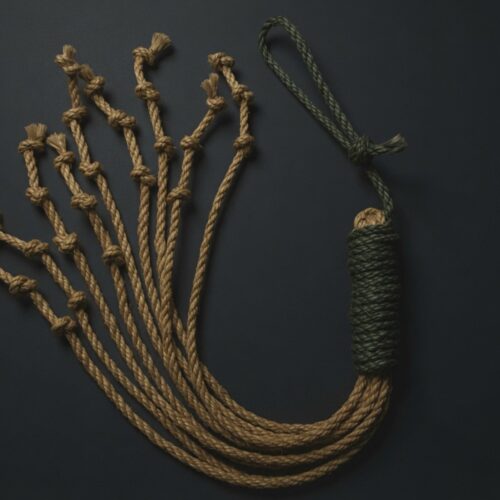 Teal Edition Cat-O'-Nine-Tails Rope Whip