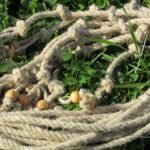 All-natural unmixed hemp rope whip