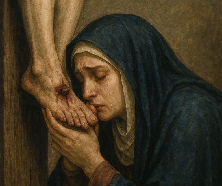 Mary at Jesus Feet