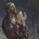 Jesus in Prison thanking the Father for the Day