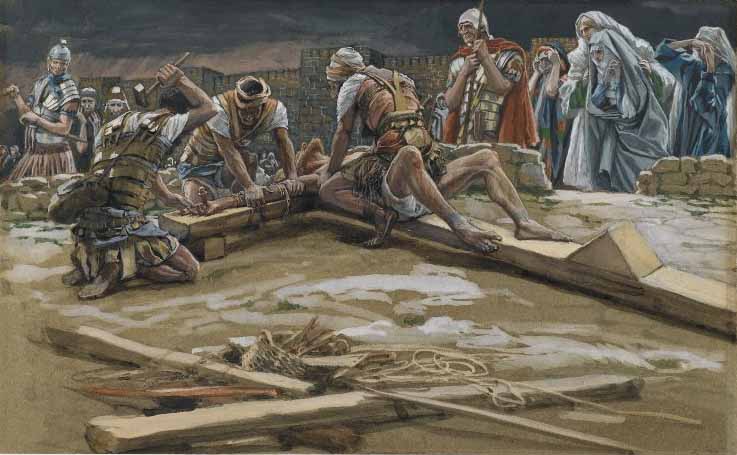 Jesus Is Nailed to the Cross
