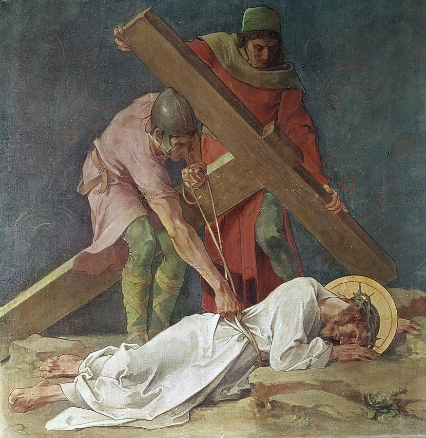 Jesus falls for the third time