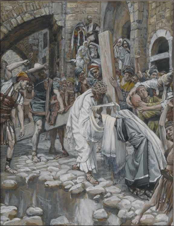 Veronica Offers Her Veil to Jesus